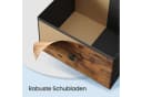 SONGMICS Nachtschrank mit Stoffschublade und Ablage Braun Bild 4