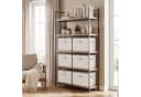 SONGMICS Aufbewahrungsbox 3er Set Beige Vliesstoff mit Deckel Bild 1
