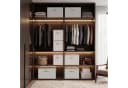 SONGMICS Aufbewahrungsbox 3er Set Beige Vliesstoff mit Deckel Bild 3
