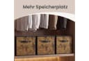 SONGMICS Aufbewahrungsbox 6er Set mit Griffen Braun Vliesstoff Bild 4