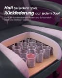 SONGMICS Gaming Stuhl Cathy mit Fußstütze und Lendenkissen Bild 4