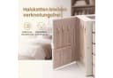 SONGMICS Schmuckkasten 5 Ebenen Glasdeckel Beige/Weiß Bild 5