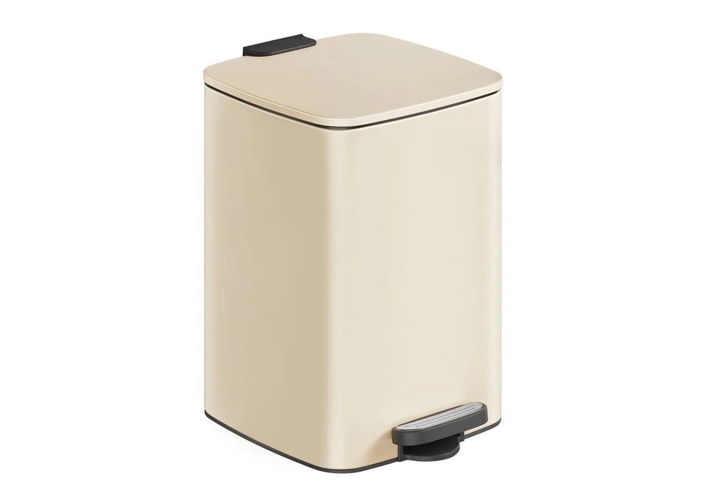 SONGMICS Tretmülleimer 20L Sandbeige mit Inneneimer - Bild 2