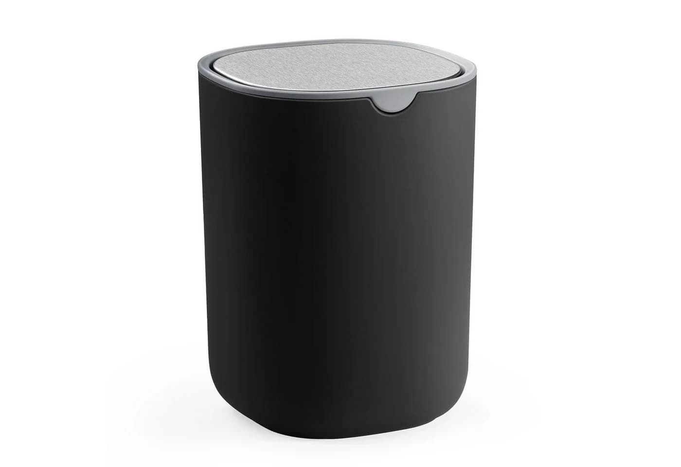 SONGMICS Kosmetikeimer mit Deckel Schwarz 1,5L - Bild 2