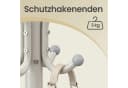 SONGMICS Garderobenständer 16 Haken Milchkaffee Stahl Bild 5