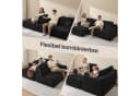 VASAGLE Ecksofa mit Chaiselongue, Cord, Vakuumverpackt Bild 3