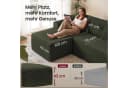 VASAGLE Ecksofa mit Chaiselongue, Cord, vakuumverpackt, Schlafsofa Bild 5
