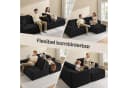 VASAGLE Ecksofa modulares Sofa 244 cm breit mit Chaiselongue Bild 3
