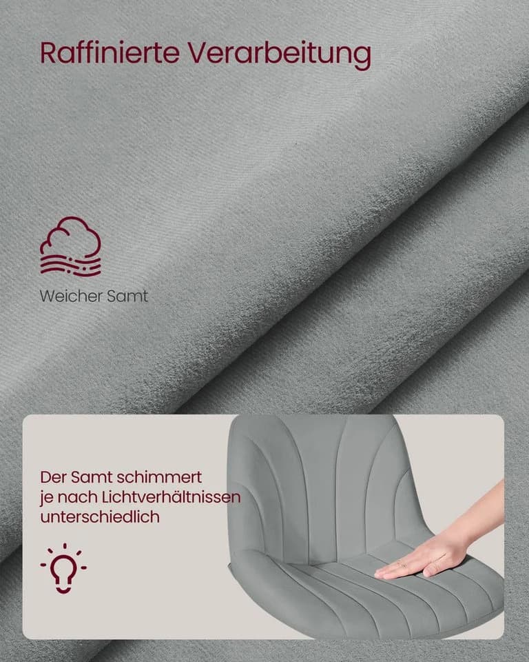 VASAGLE Barhocker drehbar höhenverstellbar - Bild 5