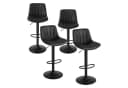 VASAGLE Barhocker 4er Set höhenverstellbar Tintenschwarz Bild 1