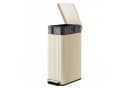 SONGMICS Mülleimer Küche 50L mit Pedal Softclose Creme Bild 2