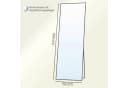 SONGMICS Standspiegel Set Schwarz Hartglas Bild 5