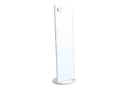 SONGMICS Standspiegel 360° drehbar mit Ablagen und Haken weiß Bild 3