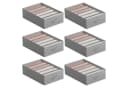 SONGMICS Aufbewahrungsbox Kleiderschrank-Organizer 6er Set Taubengrau Bild 2