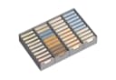 SONGMICS Aufbewahrungsbox Schubladen-Organizer Grau 4er Set Bild 2