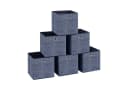 SONGMICS Aufbewahrungsbox 6er Set Blau Vliesstoff mit Griff Bild 2