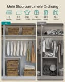 SONGMICS Aufbewahrungsbox 3er Set Stoffboxen klappbar Schwarz Bild 3
