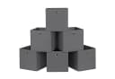 SONGMICS Aufbewahrungsbox 6er Set Grau Faltbar Bild 2