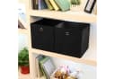 SONGMICS Aufbewahrungsbox 6 Stück Faltbox Schwarz Organizer Bild 3