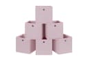 SONGMICS Aufbewahrungsbox 6er Set Rosa Faltbar Bild 2