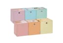 SONGMICS Aufbewahrungsbox Set 6-tlg. Bunt Faltbox Stoffbox Bild 2