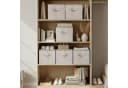SONGMICS Aufbewahrungsbox 3er Set Beige mit Deckel und Griffen Bild 3