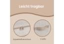 SONGMICS Aufbewahrungsbox 3er Set Beige mit Deckel und Griffen Bild 5
