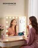 SONGMICS Schminkspiegel mit LED-Beleuchtung & Touch-Steuerung Bild 3