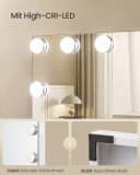 SONGMICS Schminkspiegel mit LED-Beleuchtung & Touch-Steuerung Bild 5
