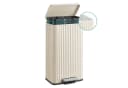 SONGMICS Mülleimer Küche 30L mit Deckel und Pedal Softclose Beige Bild 2