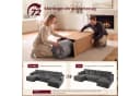 VASAGLE Wohnlandschaft U-Form 6-Sitzer Cord Sofa Grau Bild 5
