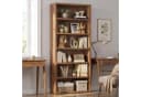 VASAGLE Bücherregal Standregal 6 Ebenen Gelbbraun Modern Bild 1