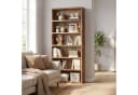 VASAGLE Bücherregal Standregal 6 Ebenen Gelbbraun Modern Bild 3