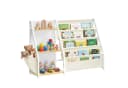 SONGMICS Bücherregal Kinder Spielzeugtruhe mit Seitentasche Herbstgelb Bild 2