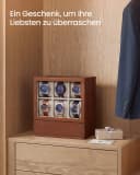 SONGMICS Uhrenbox 6/12 Fächer mit Sichtfenster Bild 5