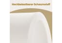 SONGMICS Sitzhocker mit Stauraum Weiß Teddy-Fleece Bild 5