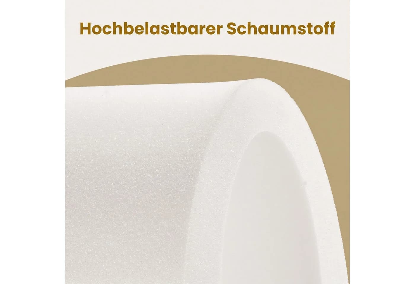 SONGMICS Sitzhocker mit Stauraum Weiß Teddy-Fleece - Bild 5
