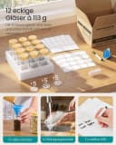 SONGMICS Gewürzglas-Set 12-tlg. Glas Bambus Naturbeige Bild 5