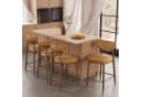 VASAGLE Barhocker 4er Set Massivholzbeine Mid-Century Modern Bild 2
