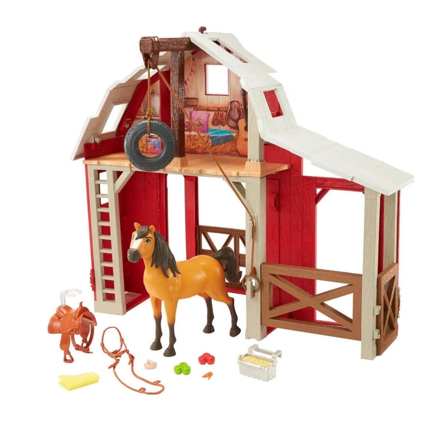 Mattel Spirit Pferdestall Spielset - DreamWorks Figuren & Zubehör