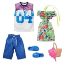 Barbie Puppenkleidung Sommer Style Garderoben Set Barbie & Ken Mattel Bild 2