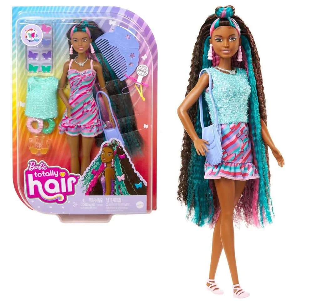 Barbie Anziehpuppe Totally Hair Barbie Spielset mit Haar-Puppe - Bild 2