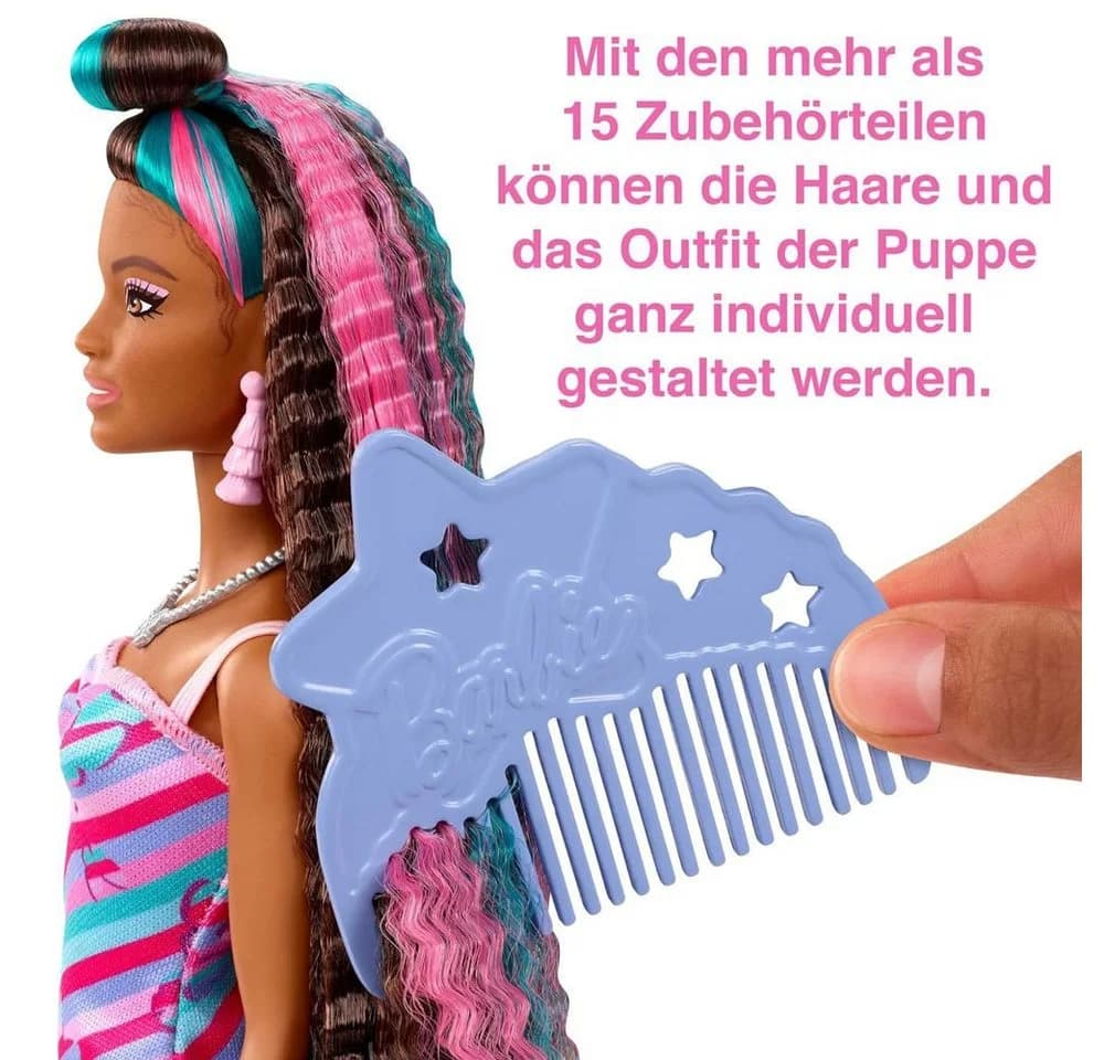 Barbie Anziehpuppe Totally Hair Barbie Spielset mit Haar-Puppe - Bild 3