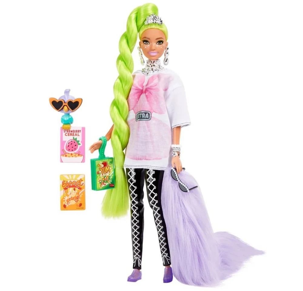 Barbie Extra Deluxe Anziehpuppe mit Tier & Zubehör