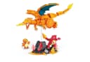Mattel MEGA Pokémon Bauset Glumanda, Glutexo, Glurak mit beweglichen Gelenken Bild 1
