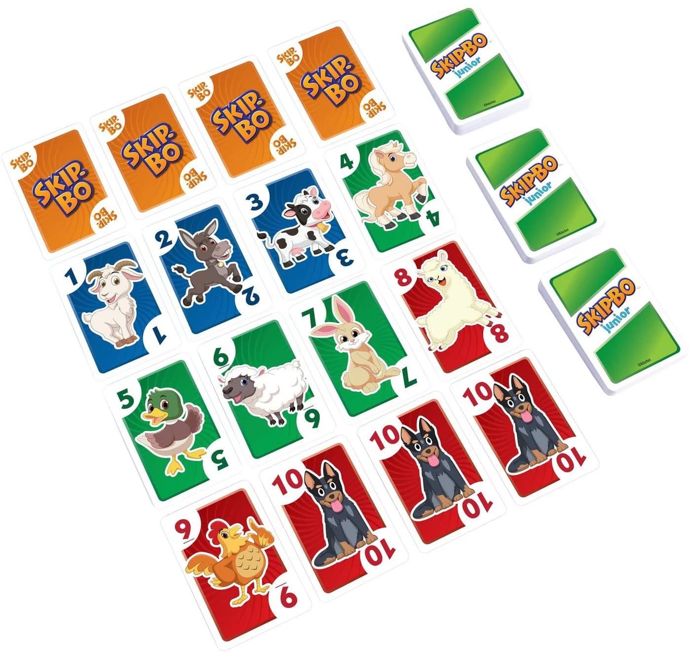 Mattel Games Skip-Bo Junior Kartenspiel Bunt - Bild 5