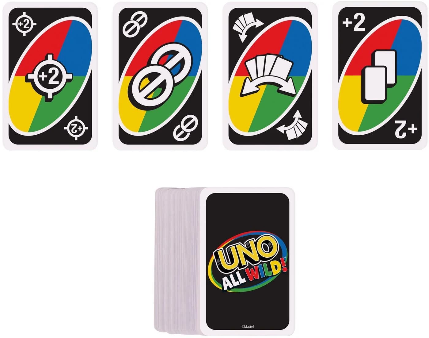 Mattel games Spiel UNO All Wild Kartenspiel
