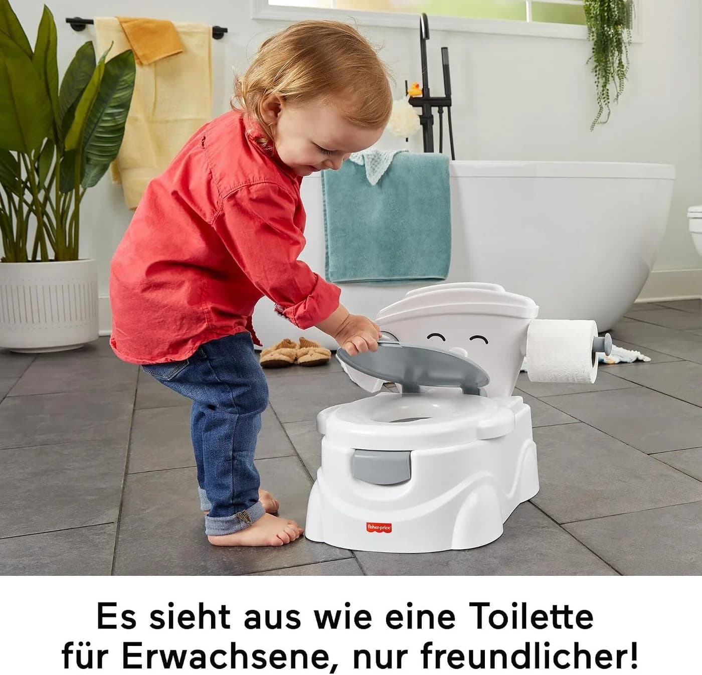 Fisher-Price Töpfchen Meine erste Toilette HJC38 Weiß Musikfunktion - Bild 3