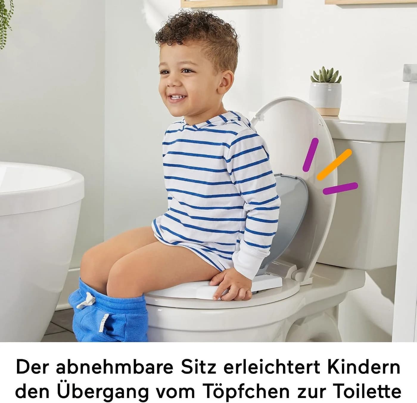 Fisher-Price Töpfchen Meine erste Toilette HJC38 Weiß Musikfunktion - Bild 5