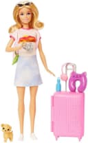 Barbie Anziehpuppe Reiseset mit Hündchen & Urlaubs-Zubehör Bild 1